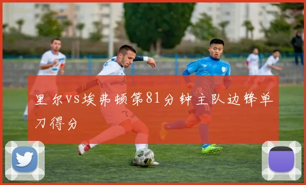 里尔vs埃弗顿第81分钟主队边锋单刀得分
